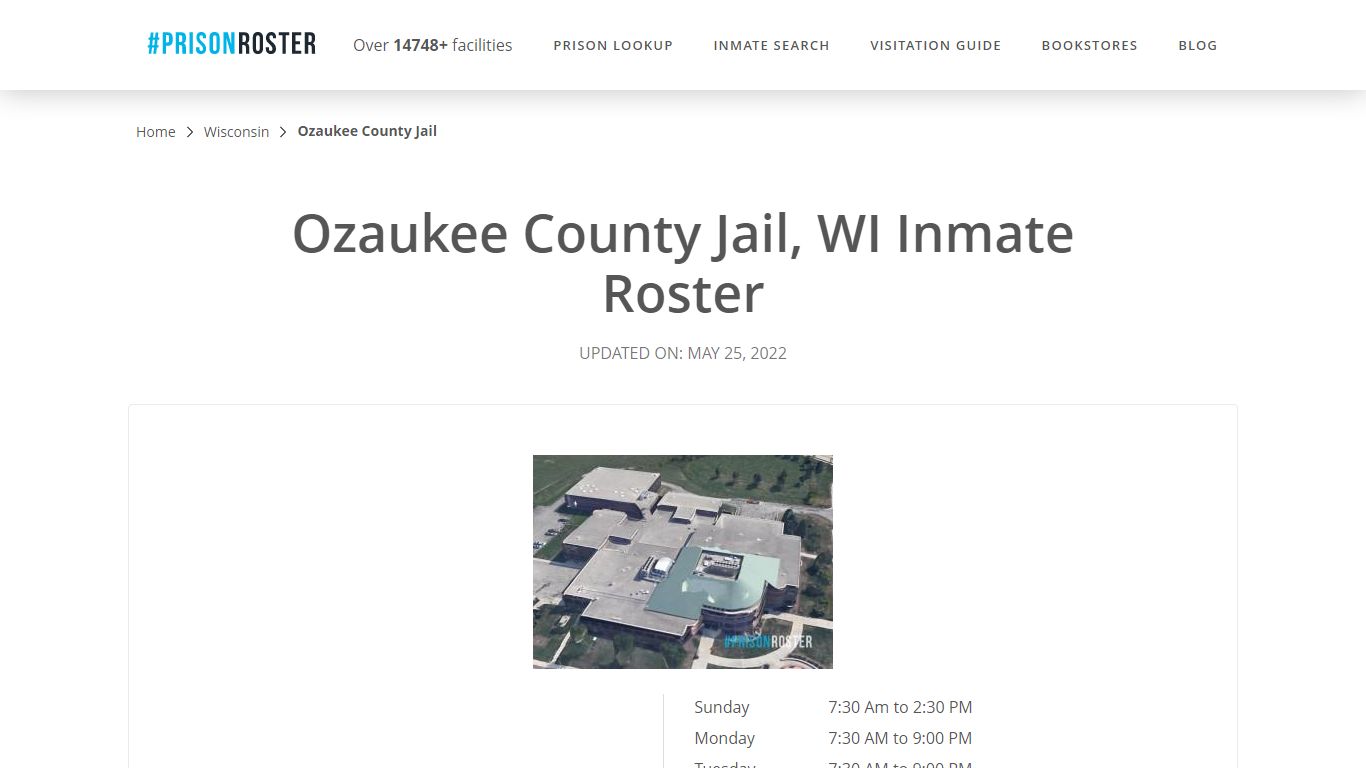 Ozaukee County Jail, WI Inmate Roster - Prisonroster
